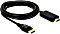 DeLOCK DisplayPort 1.2 [Stecker] > HDMI [Stecker] Adapterkabel, 3m, 4K, passiv, schwarz (85318)