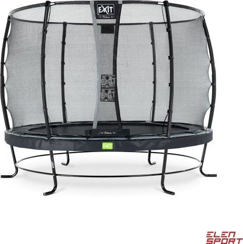 Exit Toys Elegant trampolina z Economy siatka bezpieczeństwa czarny 305cm