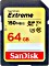 SanDisk Extreme R150/W60 SDXC 64GB, UHS-I U3, Class 10 (SDSDXV6-064G-GNCIN)
