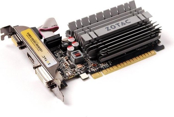 Zotac GeForce GT 730 passiv, 800MHz, 2GB DDR3, VGA, DVI, HDMI