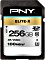 PNY Elite-X R100 SDXC 256GB, UHS-I U3, Class 10 (P-SD256U3100EX-GE)