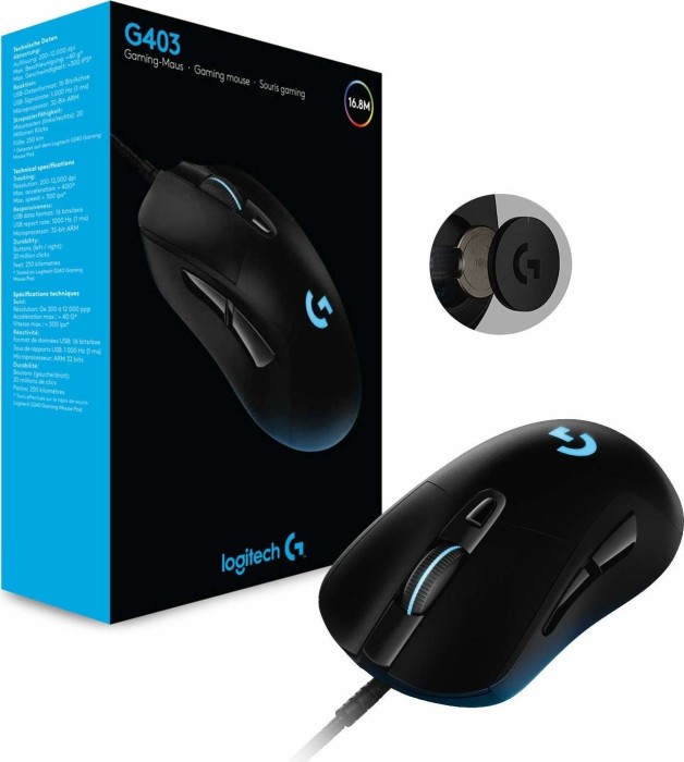 Logitech G403 Hero Gaming Mouse, USB