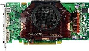 Leadtek WinFast PX6800GT-TDH, GeForce 6800 GT, 256MB DDR3