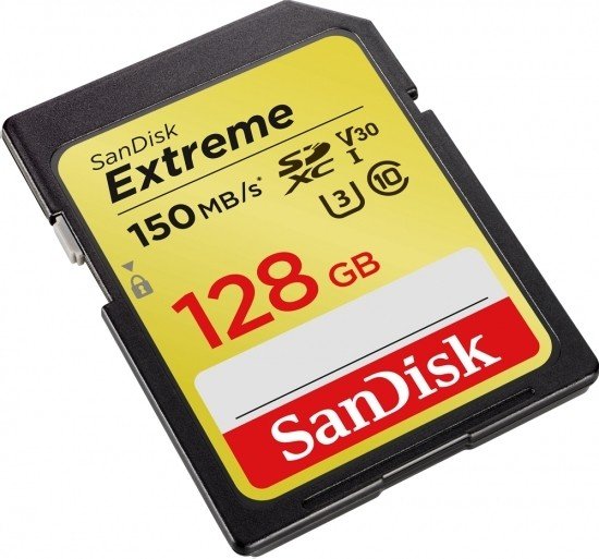 SanDisk Extreme R150/W70 SDXC 128GB, UHS-I U3, Class 10