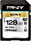 PNY Elite-X R100 SDXC 128GB, UHS-I U3, Class 10 (P-SD128U3100EX-GE)