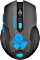 Natec Fury Stalker Wireless Gaming Mouse ciemnoszary/niebieski, USB (NFU-1320)