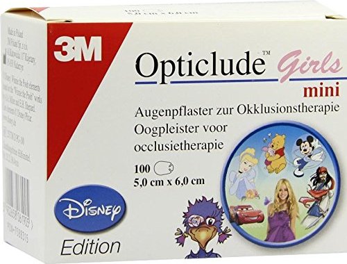3M Opticlude Disney Girls mini, 100 Stück