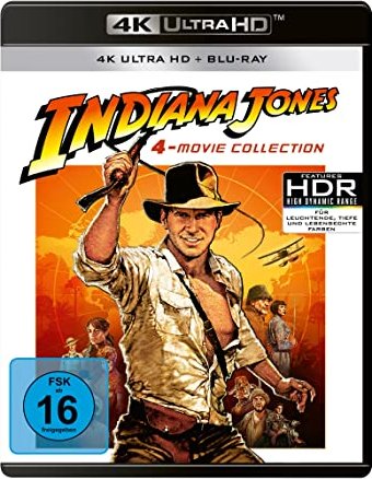 Indiana Jones Box (Filme 1-4) (4K Ultra HD)