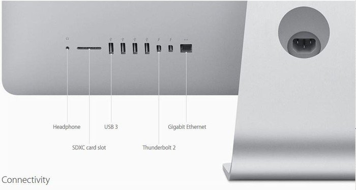 Apple iMac Retina 4K 21.5", Core i5-7500, 32GB RAM, 512GB SSD, Radeon PRO 560
