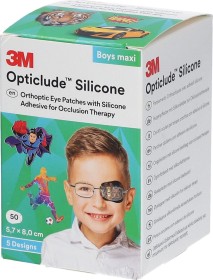 3M Opticlude Silicone Boys maxi, 50 Stück