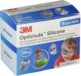 3M Opticlude Silicone Boys mini, 100 Stück
