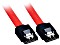 Lindy SATA Kabel mit Rastnase rot 0.5m, gerade/gerade (33450)
