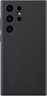 Samsung Leather Case für Galaxy S23 Ultra schwarz