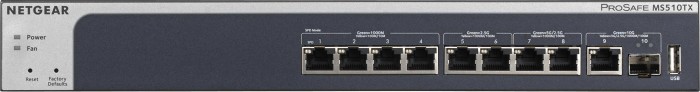 Netgear MS510 Desktop Gigabit Smart Switch, 9x RJ-45, 1x SFP+