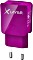 XLayer USB-Netzteil 2.1A Colour Line violett (214115)