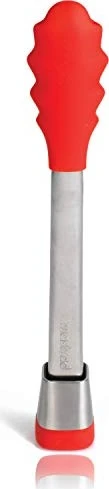 MASTRAD Küchenzange Mit Silikonspitzen – Schonend, Hitzebeständig Bis 220°C, Rutschfester Griff (blau)