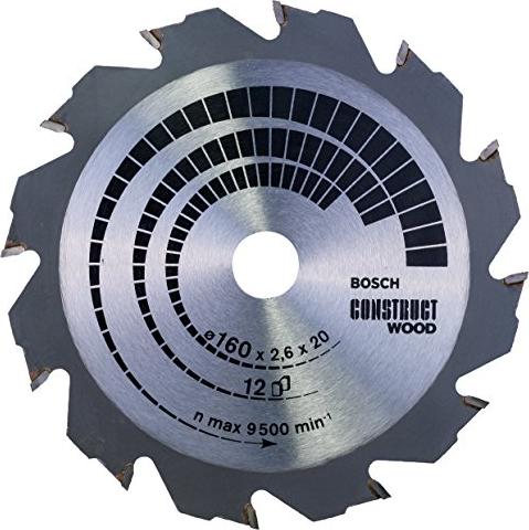 Bosch Professional Construct Wood Kreissägeblatt 160x2.6x20mm 12Z ab €  15,66 (2024) | Preisvergleich Geizhals Deutschland | Säbelsägeblätter