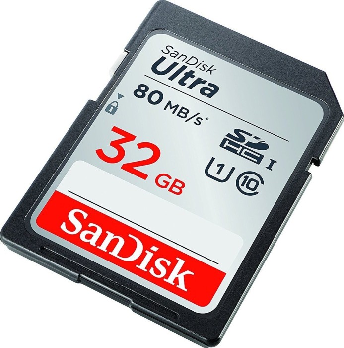 SanDisk Ultra R80 SDHC 32GB, UHS-I U1, Class 10