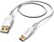 Hama Ladekabel Flexible USB-A/USB-C 1.5m Silikon weiß (201571)