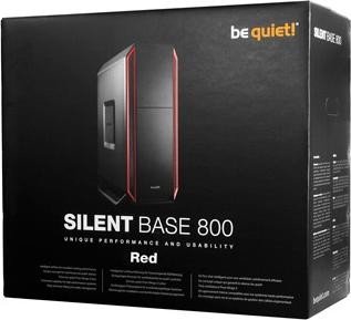 be quiet! silent Base 800 czerwony, wyciszenie