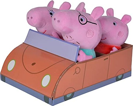 4 Peppa Pig Schweine Peppa Wutz Familie Plüschtiere Plüsch Plush Set Puppe Spiel 