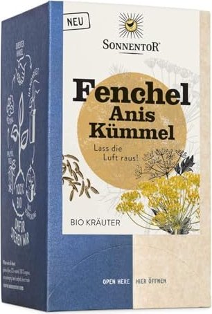 Sonnentor Fenchel – Anis – Kümmel Kräutertee bio Beutel 18St