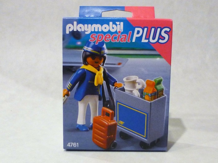playmobil Special - Flugbegleiterin mit Servicewagen