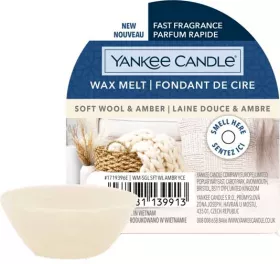 Yankee Candle Soft Wool & Amber Duftkerze, 411g