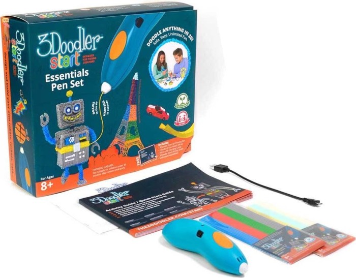3Doodler Start Essentials 3D Pen Set For Kids Free Refill Filament STEM 3DSESSTE