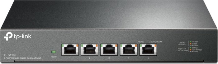 TP-Link TL-SX100 Desktop 10G Switch, 5x RJ-45