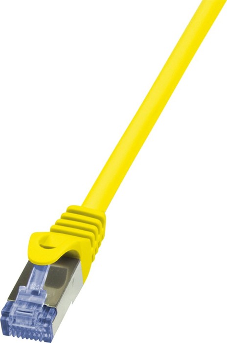 LogiLink PrimeLine kabel patch, Cat6a, S/FTP, RJ-45/RJ-45, 7.5m, żółty