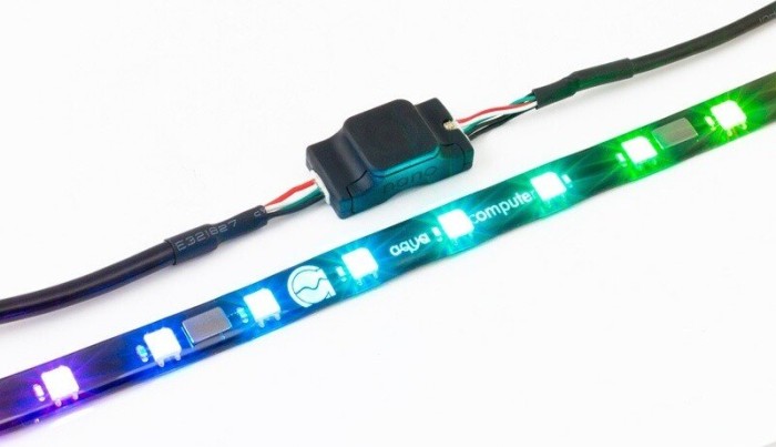 Aqua Computer farbwerk nano wewn., USB, aquabus, RGB-zestaw oświetlenia