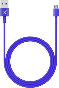 XLayer Colour Line USB-A/Micro-USB-B 1.0m blau