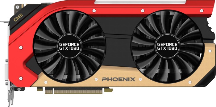 Gainward GeForce GTX 1080 Phoenix GS, 8GB GDDR5X, DVI, HDMI, 3x DP