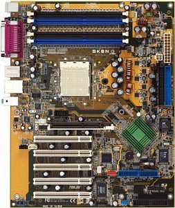 ASUS SK8N, nForce3pro 150 (dual PC-2700 reg DDR)