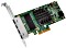 Fujitsu Intel I350-T4 adapter LAN, 4x RJ-45, PCIe 2.1 x4 (S26361-F4610-L504)