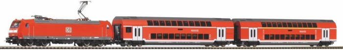Piko - track H0 starter set - SmartControl light set electric locomotive BR 146 DB AG