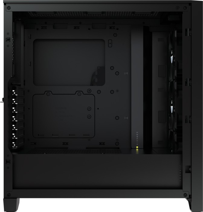 Corsair iCue 4000X RGB, czarny, szklane okno