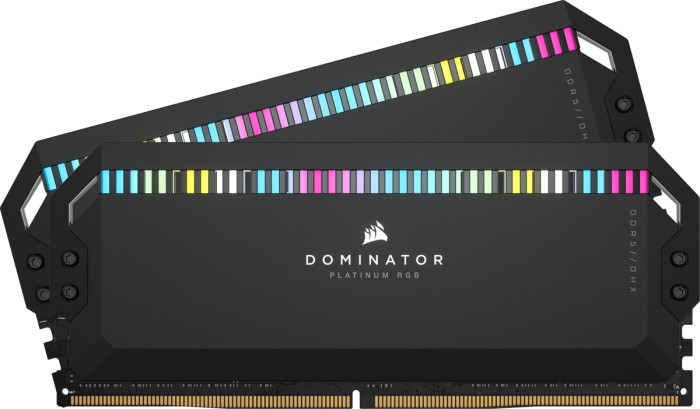 Corsair Dominator Platinum RGB czarny DIMM Kit 32GB, DDR5-5600, CL36-36-36-76, on-die ECC