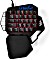 Nedis Einhand-Gaming-Tastatur, LEDs RGB, USB (GKBD300BK)