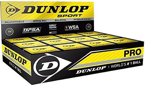 Dunlop Squashball Pro 12er-Pack