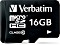 Verbatim Premium 533x R80 microSDHC 16GB, UHS-I U1, Class 10 (44010)