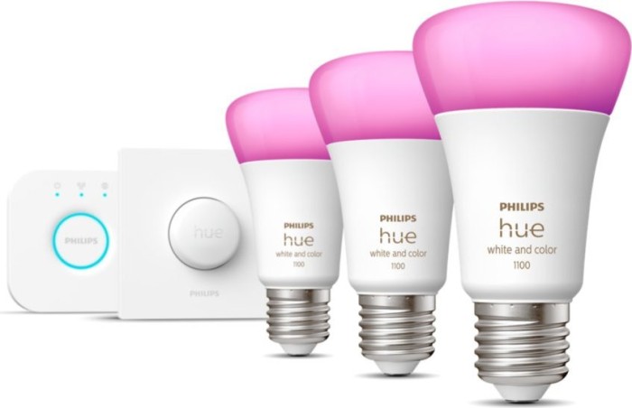 Philips Hue White and Color Ambiance 1100 E27 9W Starter-Kit