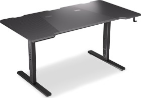 L carbon/mattschwarz Sitz Steh Schreibtisch