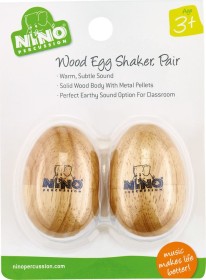 Nino Holz Egg Shaker Paar Small
