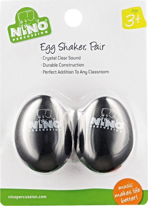 Nino Egg Shaker Paar schwarz