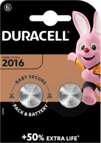 Duracell CR2016, 2er-Pack