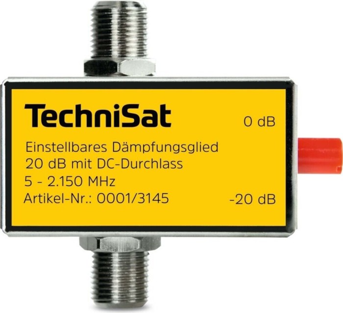 TechniSat – RF-Verstärker/-dämpfer – Silber