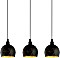 Eglo Roccaforte lampa wisząca 3-palnikowy czarny/złoty (97846)