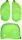 Ergobag Seitentaschen Fluo LED Zip-Set grün (ERG-SLE-001-213)